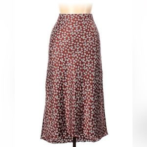Abercrombie & Fitch Floral Silk skirt